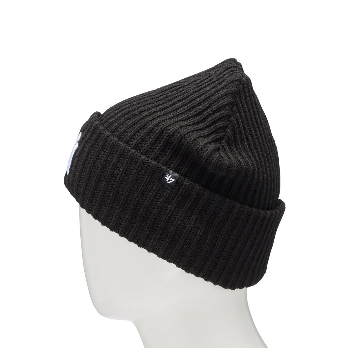 ’47 BRAND New York Yankees - CUFF KNIT Harbor BLACK 【14858440 47A B-HRBRC17ACE-BKB】