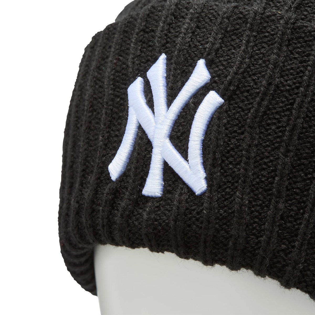 ’47 BRAND New York Yankees - CUFF KNIT Harbor BLACK 【14858440 47A B-HRBRC17ACE-BKB】