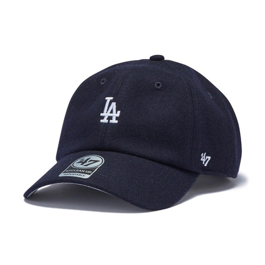 ’47 BRAND Los Angeles Dodgers - CLEAN UP Premium Base Runner NAVY 【14858443 47A B-PBRCU12WIS-NY】