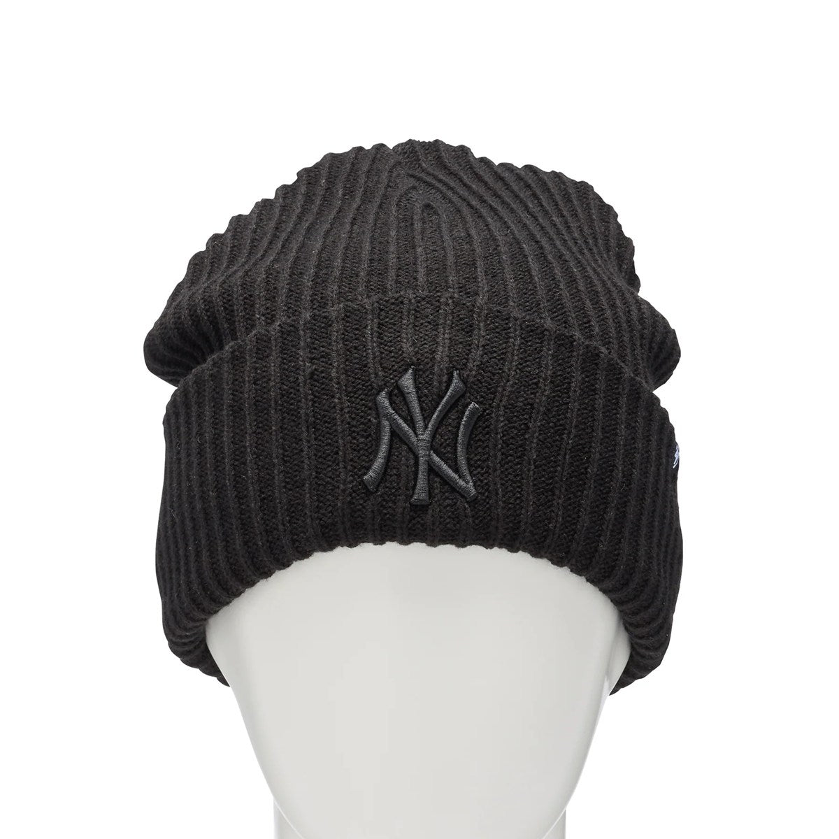 ’47 BRAND New York Yankees - CUFF KNIT Harbor BLACK【14858444 47A B-HRBRC17ACE-BKA】