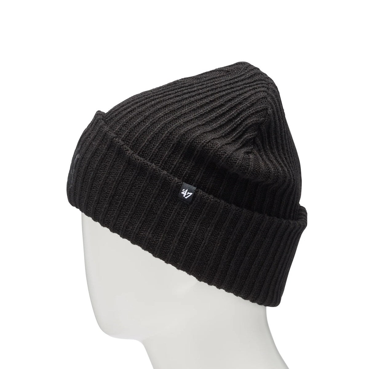 ’47 BRAND New York Yankees - CUFF KNIT Harbor BLACK【14858444 47A B-HRBRC17ACE-BKA】