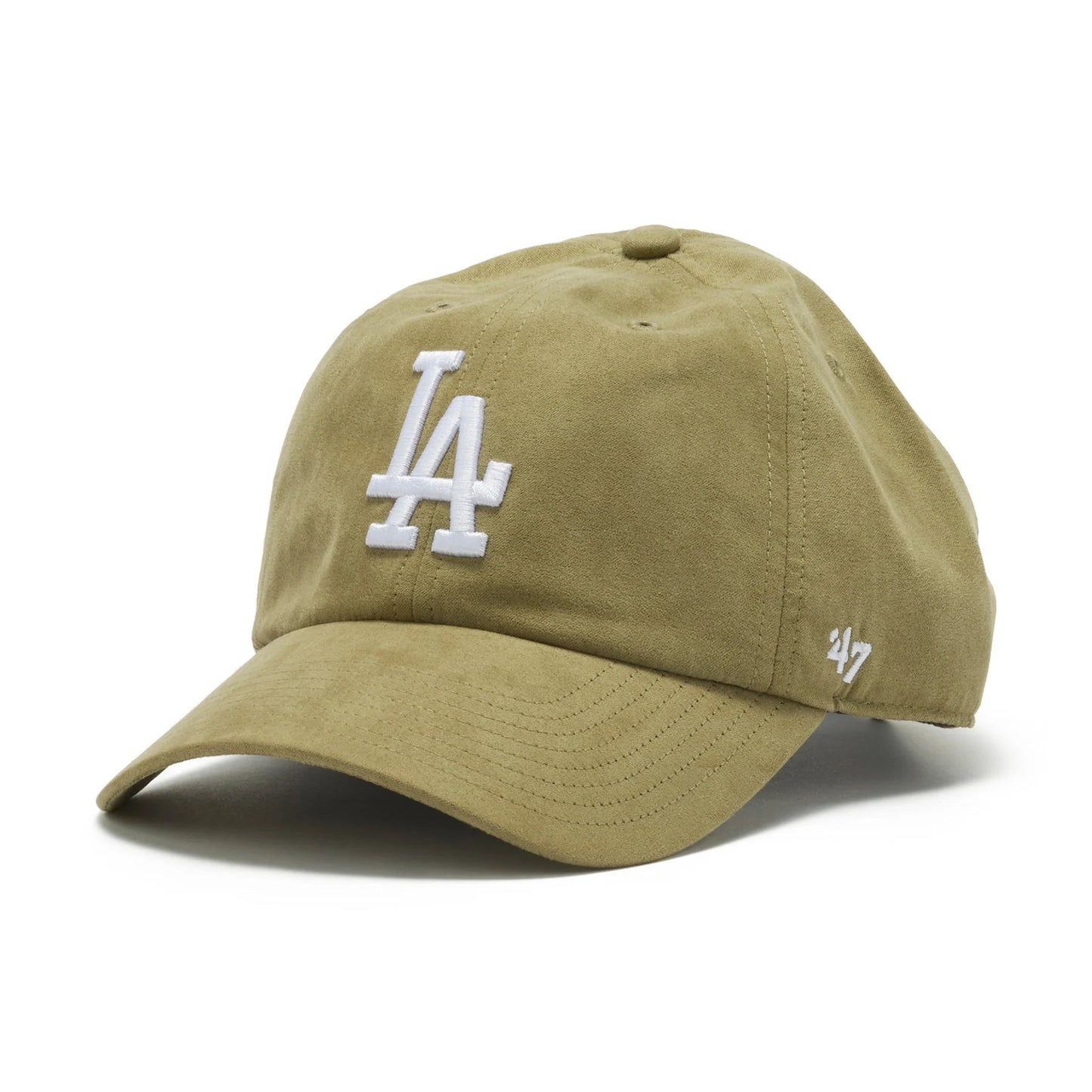 ’47 BRAND Los Angels Dogers - CLEAN UP Ballpark Suede SANDLE WOOD 【14858462 47A B-BPSDE12USS-SW】