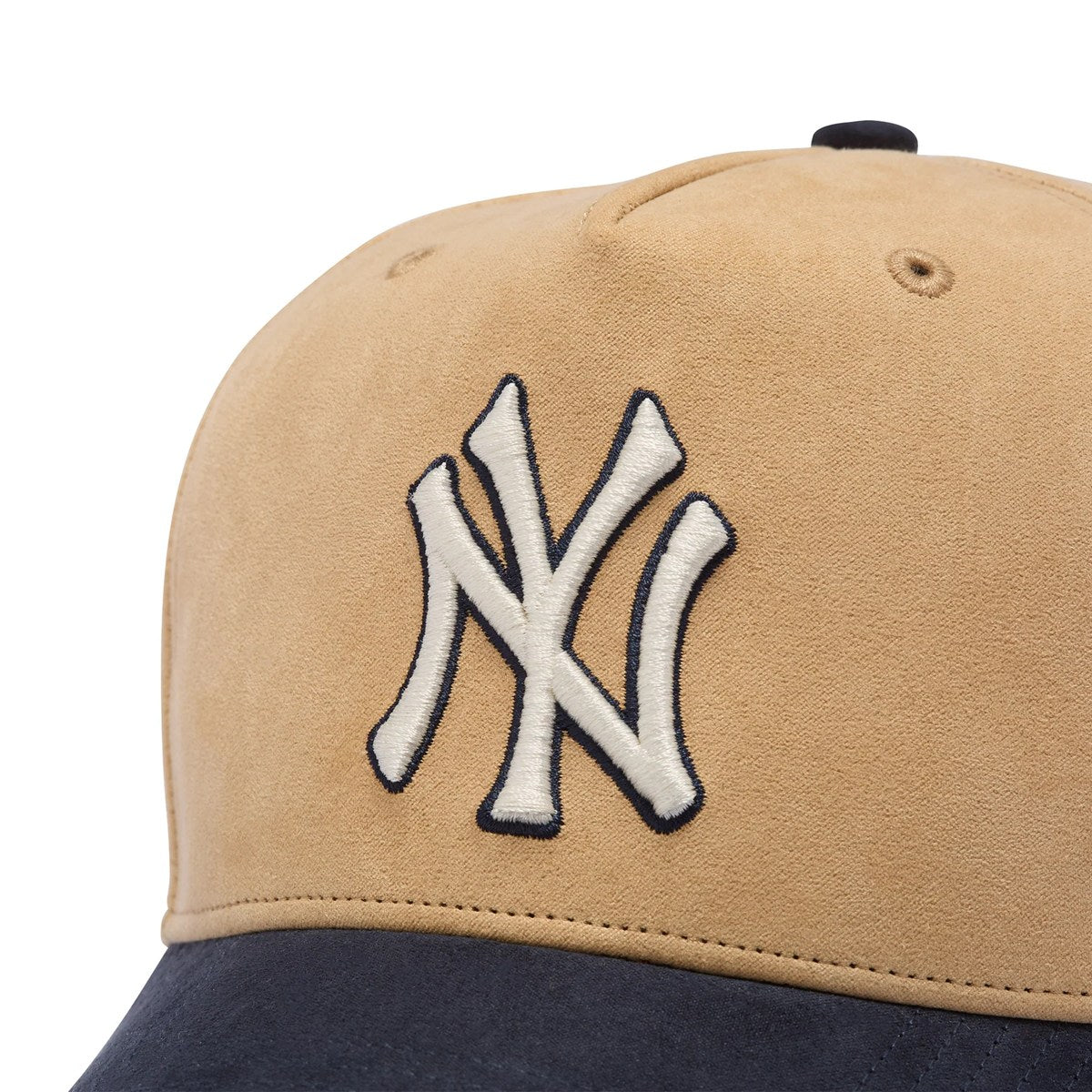 ’47 BRAND New York Yankees - MVP DT Ultrasuede KHAKI/NAVY 【14858469 47A B-USMDT17USS-KH】