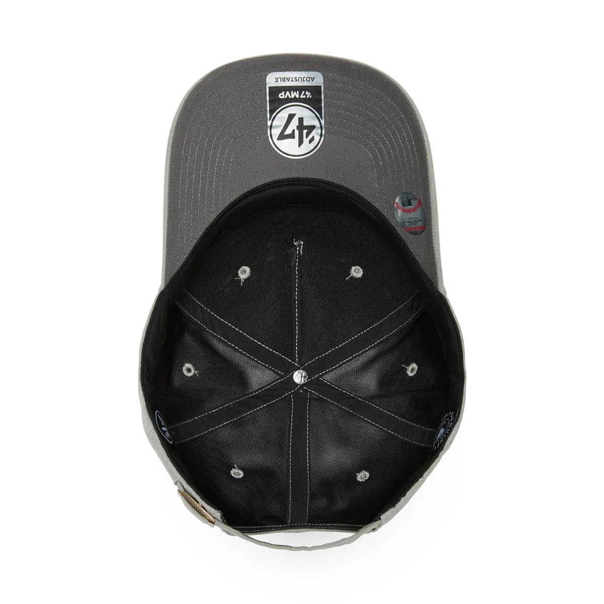 ’47 BRAND New York Yankees -  MVP DT Ultrasuede GRAY【14858470 47A B-USMDT17USS-GY】