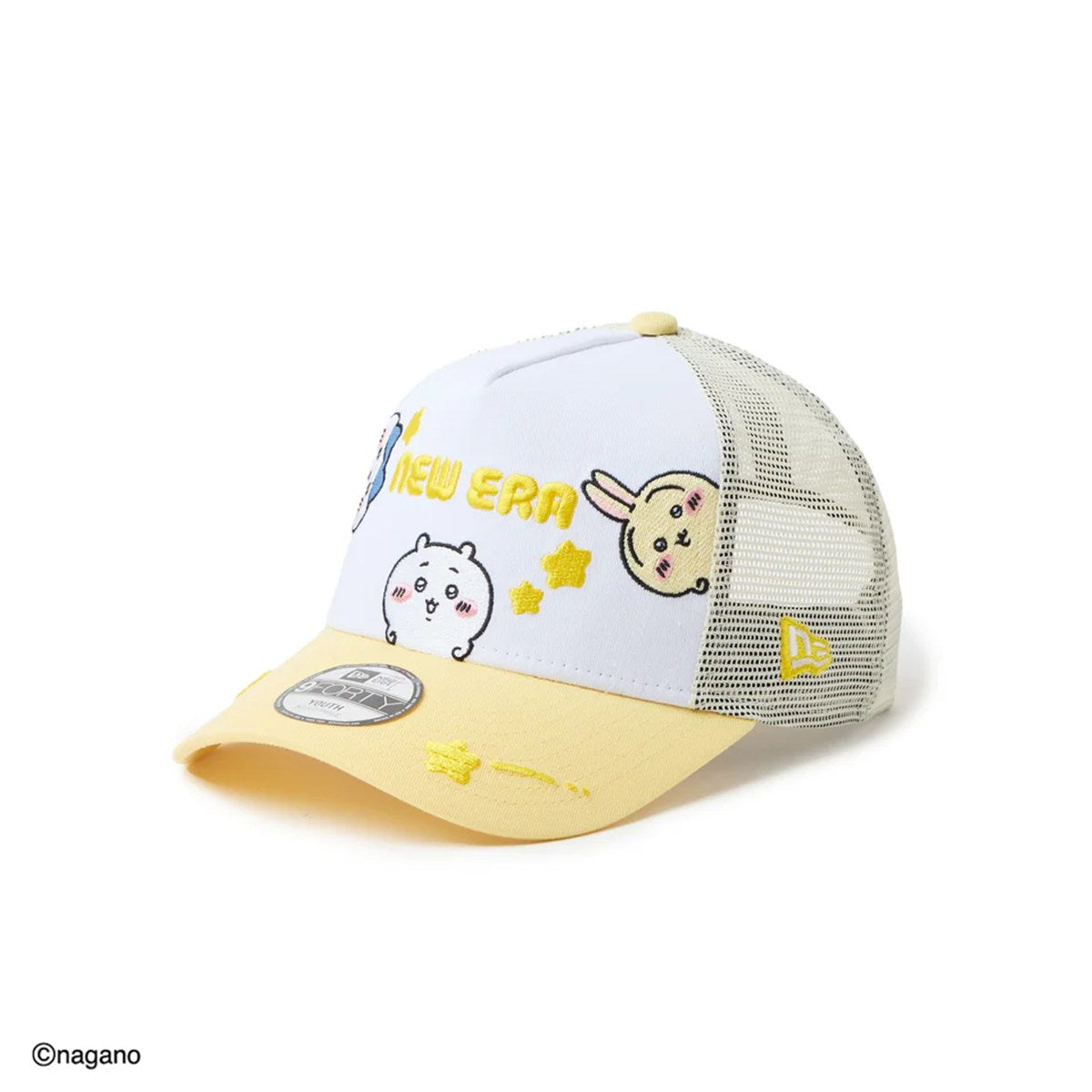 NEW ERA - Youth 9FORTY A-Frame CHIIKAWA WHITE/SOFT YELLOW 【14864476】