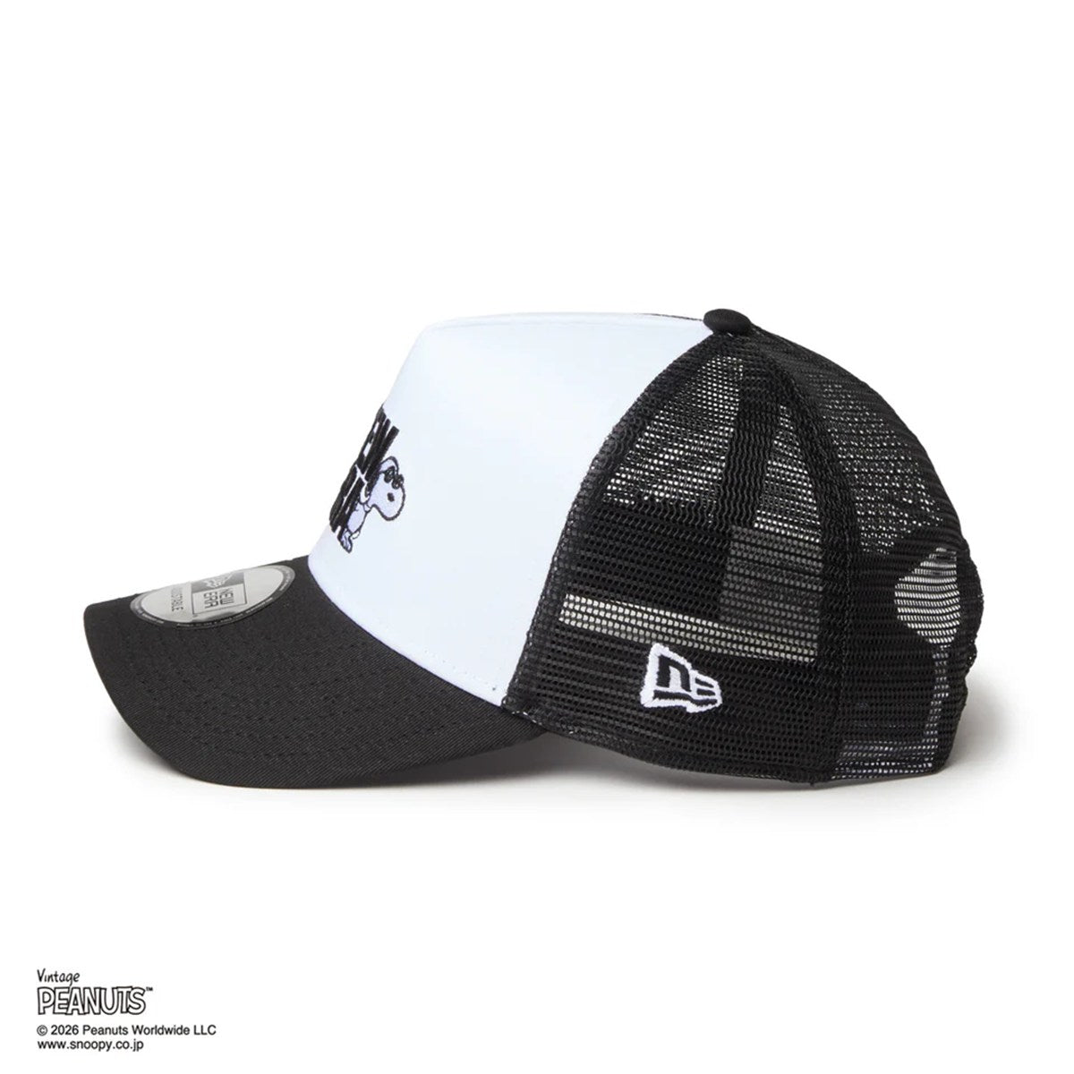 NEW ERA PEANUTS - 9FORTY A-Frame Vintage PEANUTS JOE COOL BLACK/WHITE 【14865347】