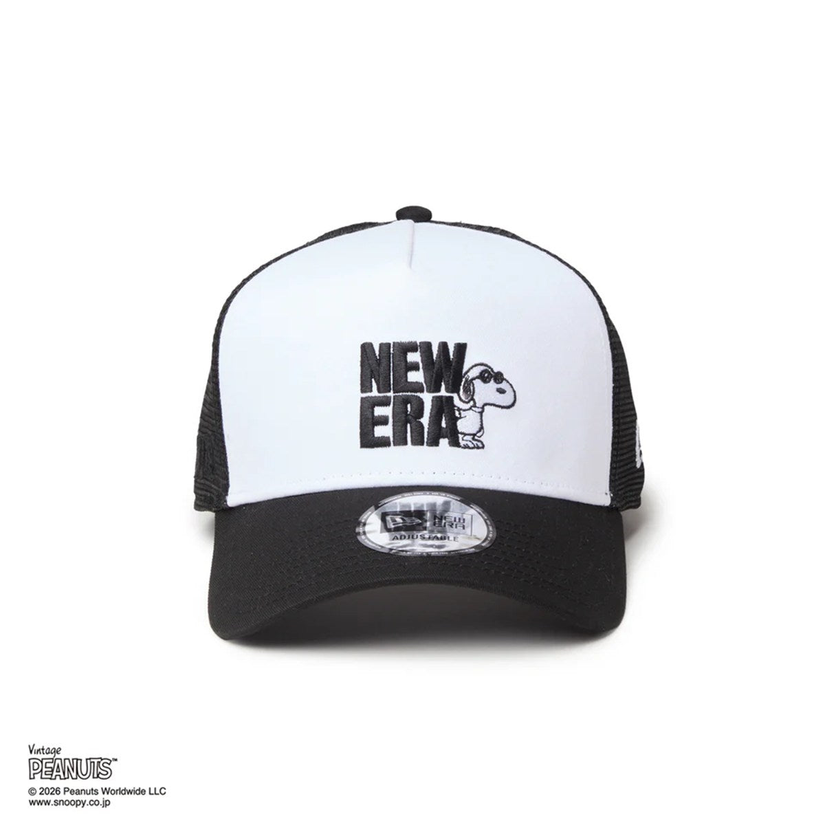 NEW ERA PEANUTS - 9FORTY A-Frame Vintage PEANUTS JOE COOL BLACK/WHITE 【14865347】