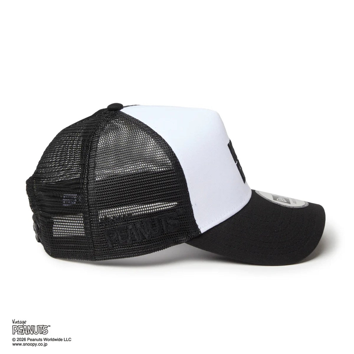 NEW ERA PEANUTS - 9FORTY A-Frame Vintage PEANUTS JOE COOL BLACK/WHITE 【14865347】