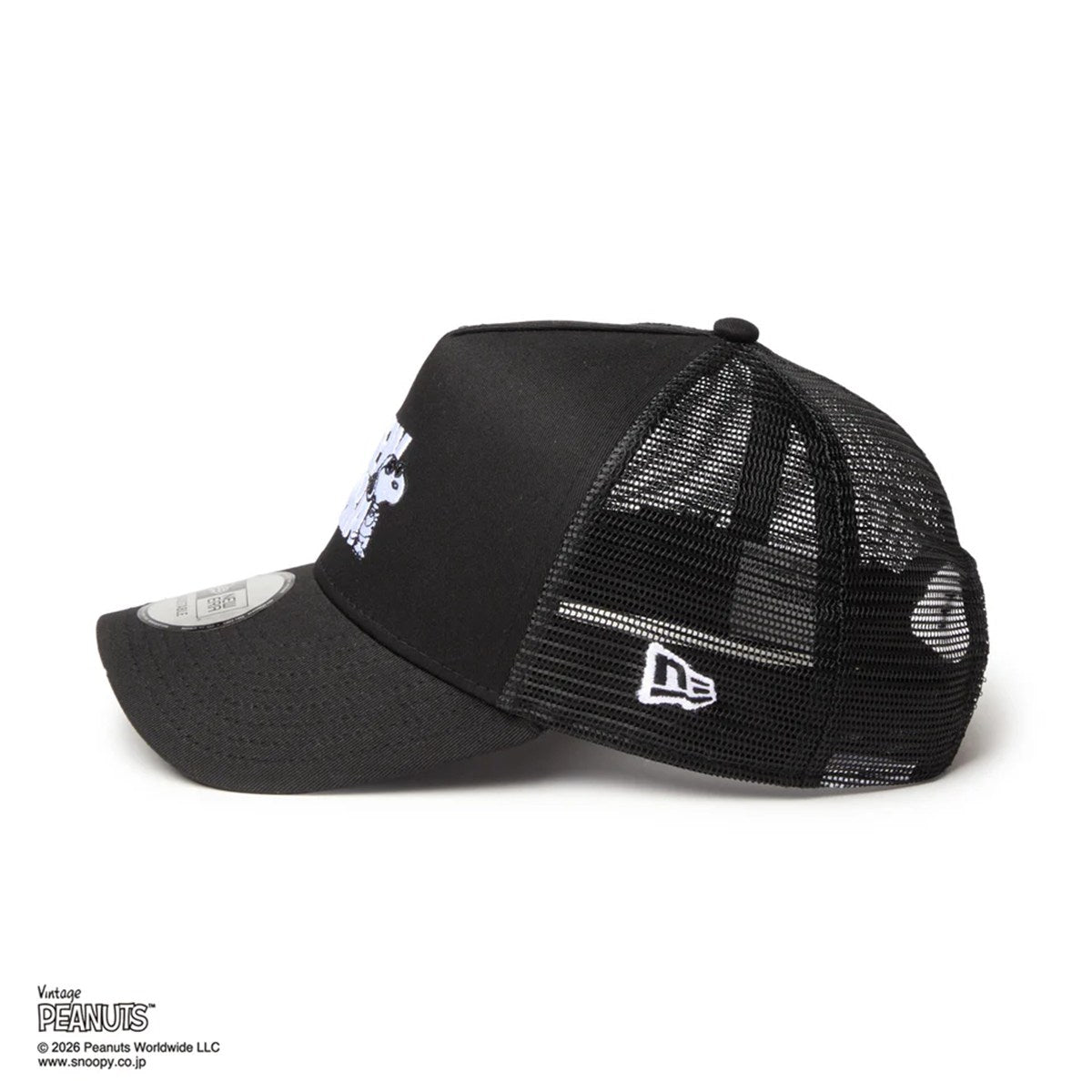 NEW ERA PEANUTS - 9FORTY A-Frame Vintage PEANUTS JOE COOL BLACK  【14865348】