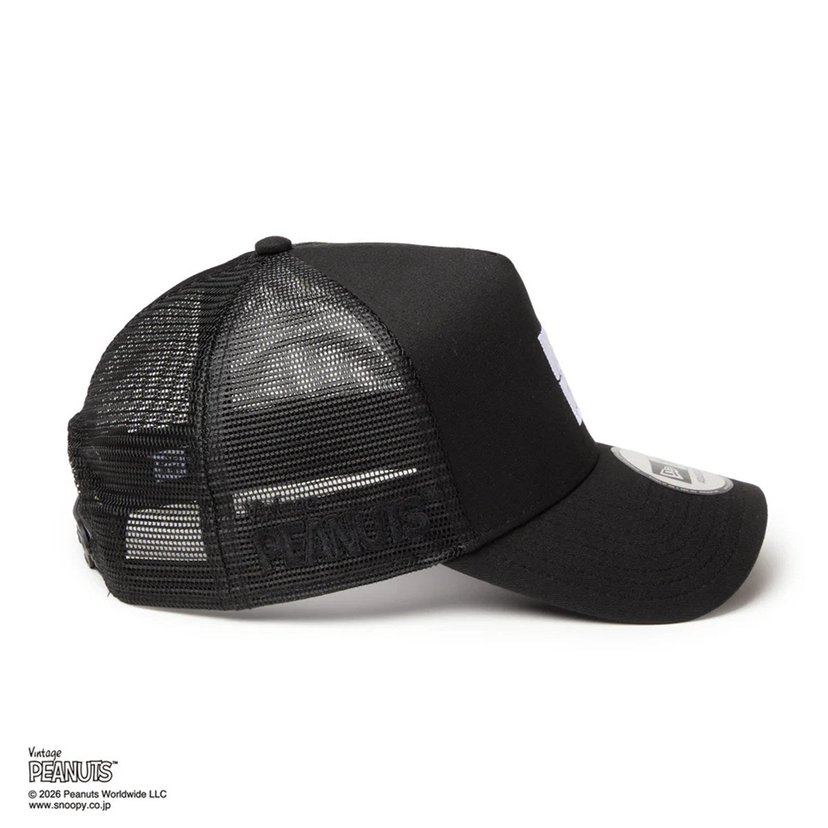 NEW ERA PEANUTS - 9FORTY A-Frame Vintage PEANUTS JOE COOL BLACK  【14865348】