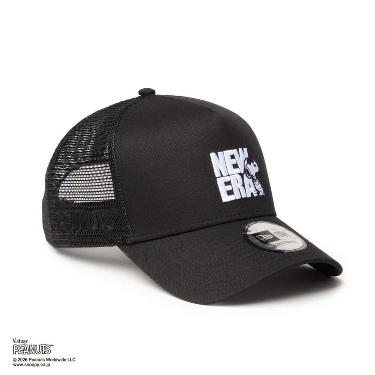 NEW ERA PEANUTS - 9FORTY A-Frame Vintage PEANUTS JOE COOL BLACK  【14865348】