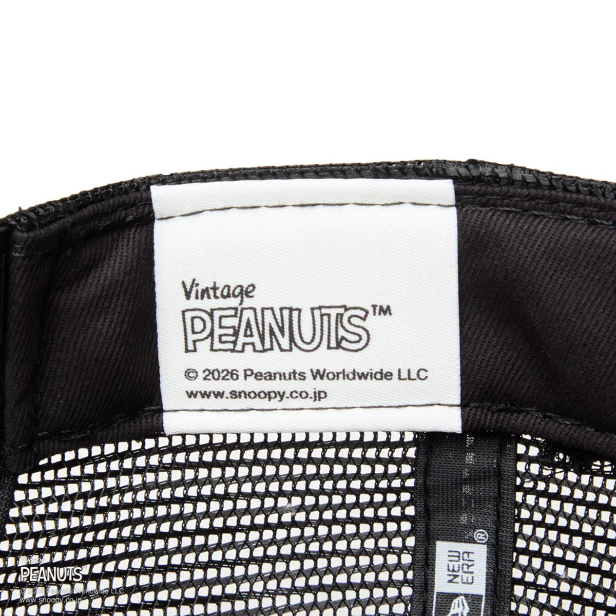 NEW ERA PEANUTS - 9FORTY A-Frame Vintage PEANUTS JOE COOL BLACK  【14865348】