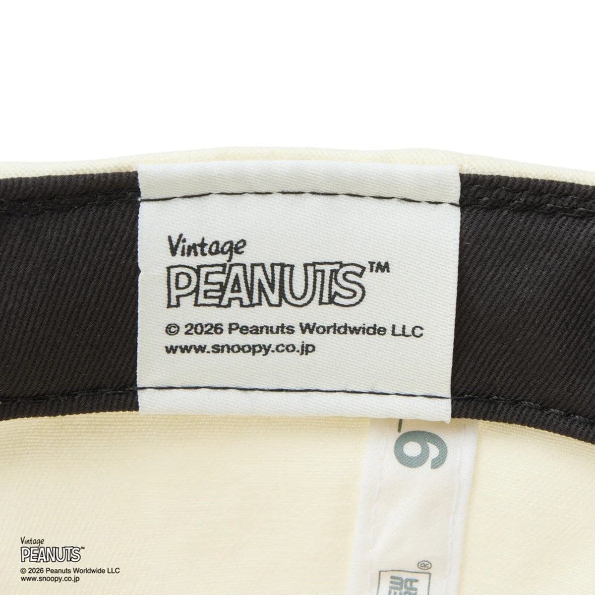 NEW ERA PEANUTS - 9TWENTY Vintage PEANUTS 2-Tone CHROME WHITE/KHAKI 【14865366】