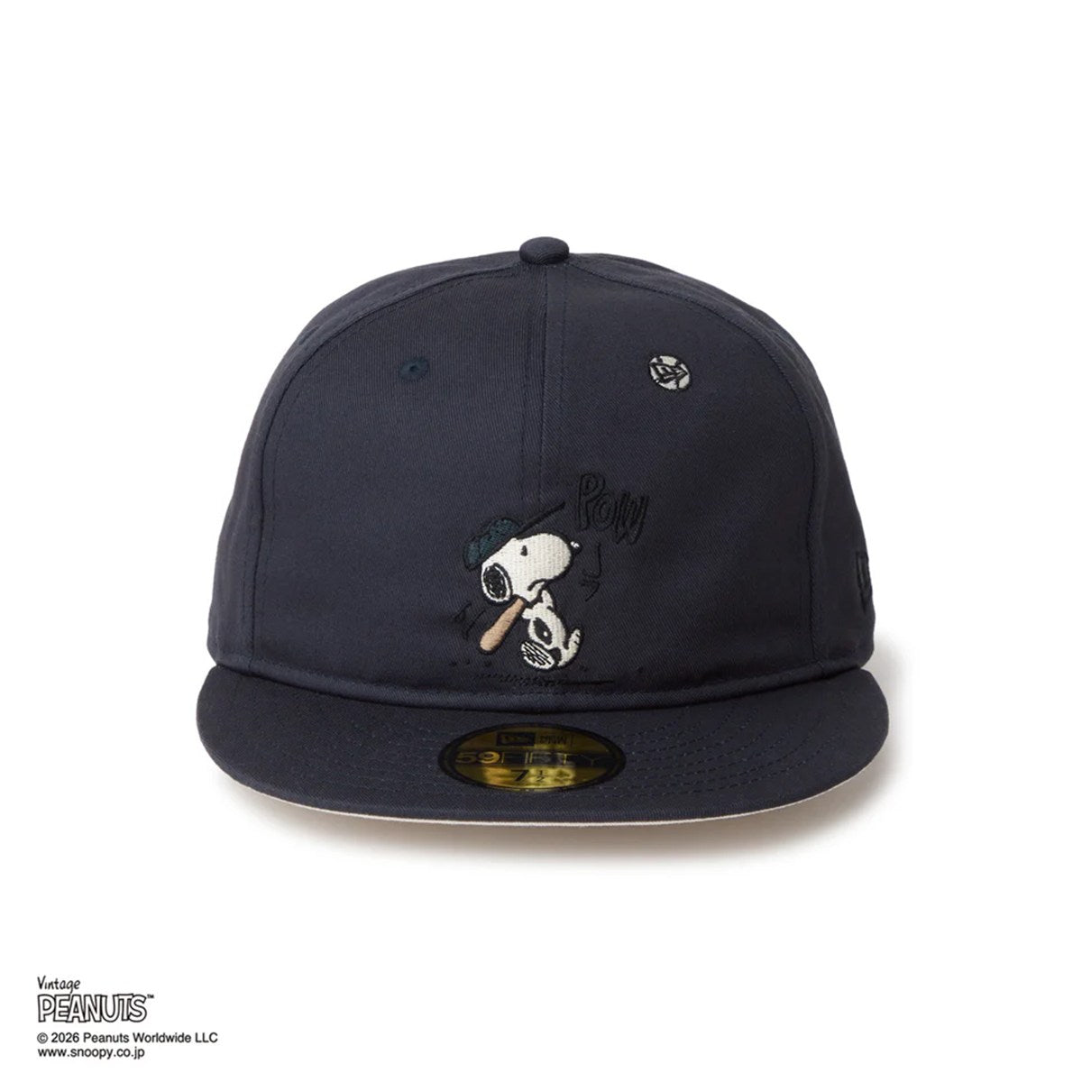 NEW ERA PEANUTS - 59FIFTY Soft Buckram Vintage PEANUTS FADED BLACK【14865372】