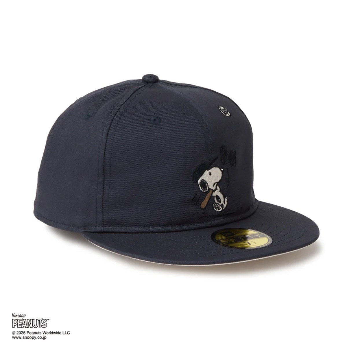 NEW ERA PEANUTS - 59FIFTY Soft Buckram Vintage PEANUTS FADED BLACK【14865372】