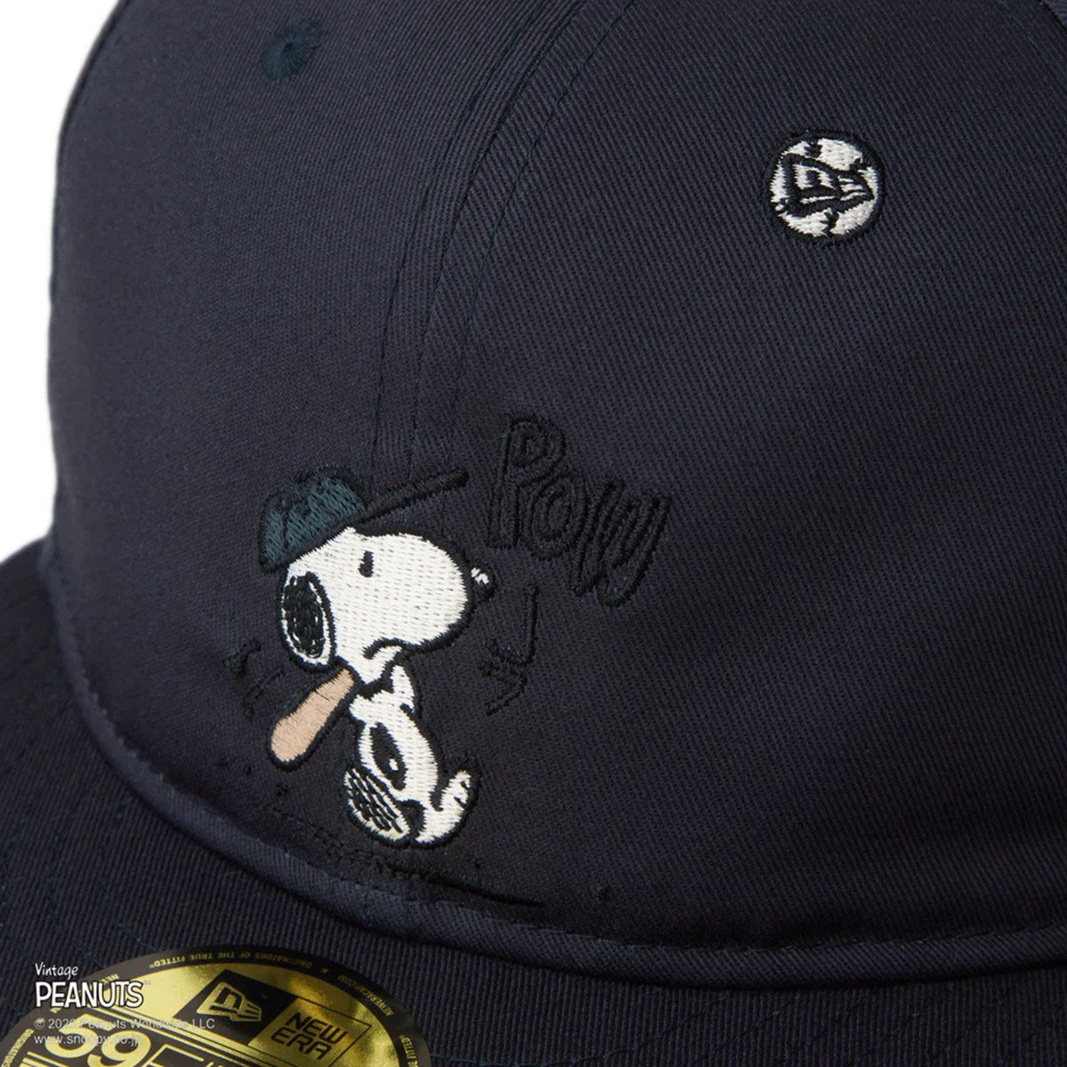 NEW ERA PEANUTS - 59FIFTY Soft Buckram Vintage PEANUTS FADED BLACK【14865372】