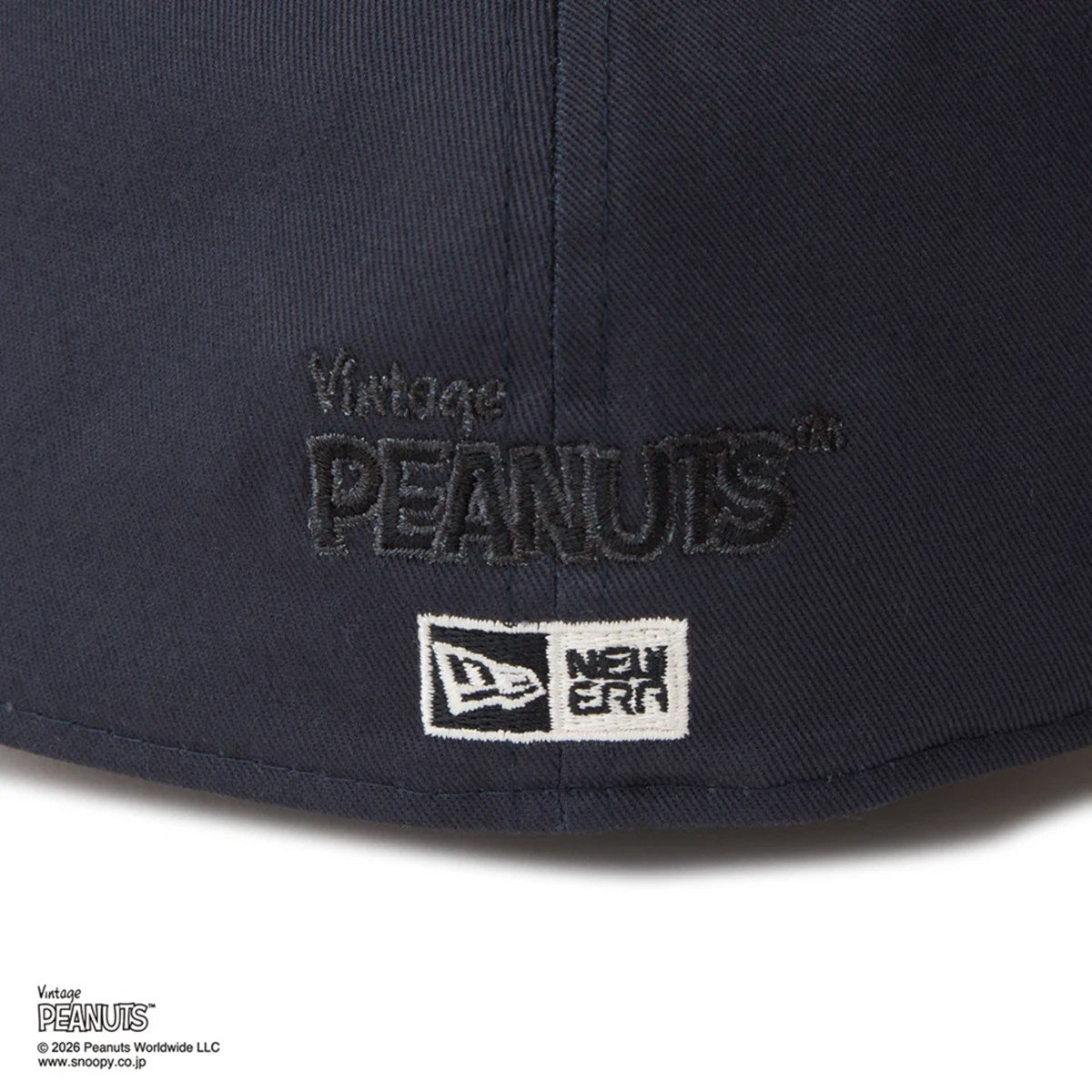 NEW ERA PEANUTS - 59FIFTY Soft Buckram Vintage PEANUTS FADED BLACK【14865372】