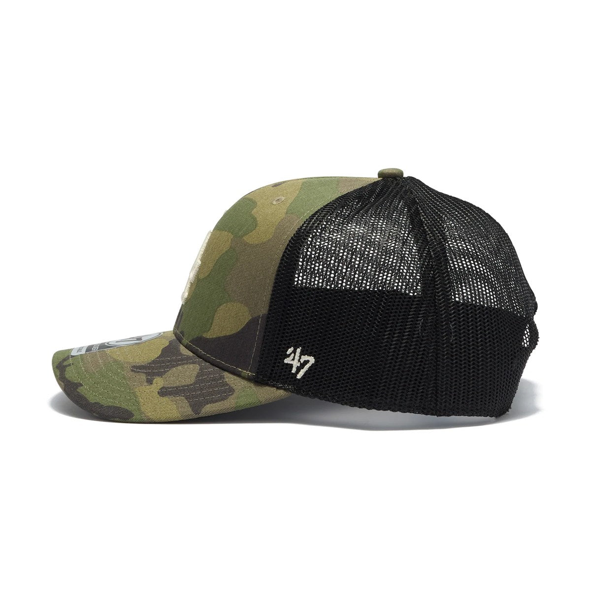 ’47 BRAND - Los Angeles Dodgers TRUCKER MLB WOODLAND CAMO【14920290 47A-TRC-B-CMOTR12GWP-CM】