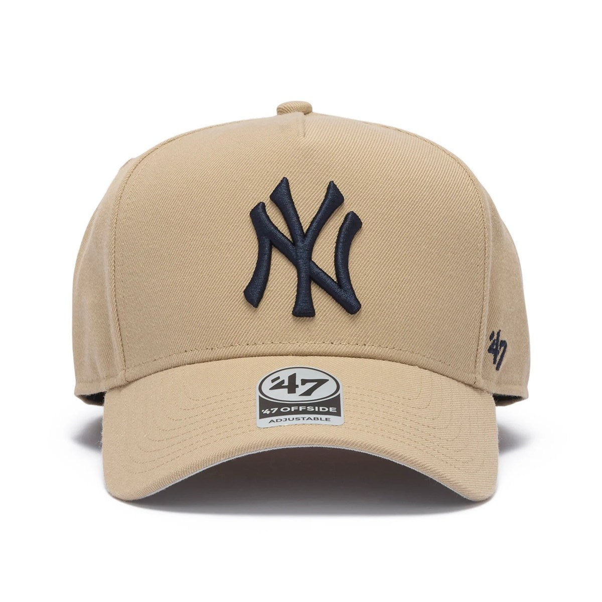 ’47 BRAND New York Yankees - OFFSIDE COOPERSTOWN BALLPARK KHAKI【14920302 47A-OFS-B-BLPOF17WBP-KH】