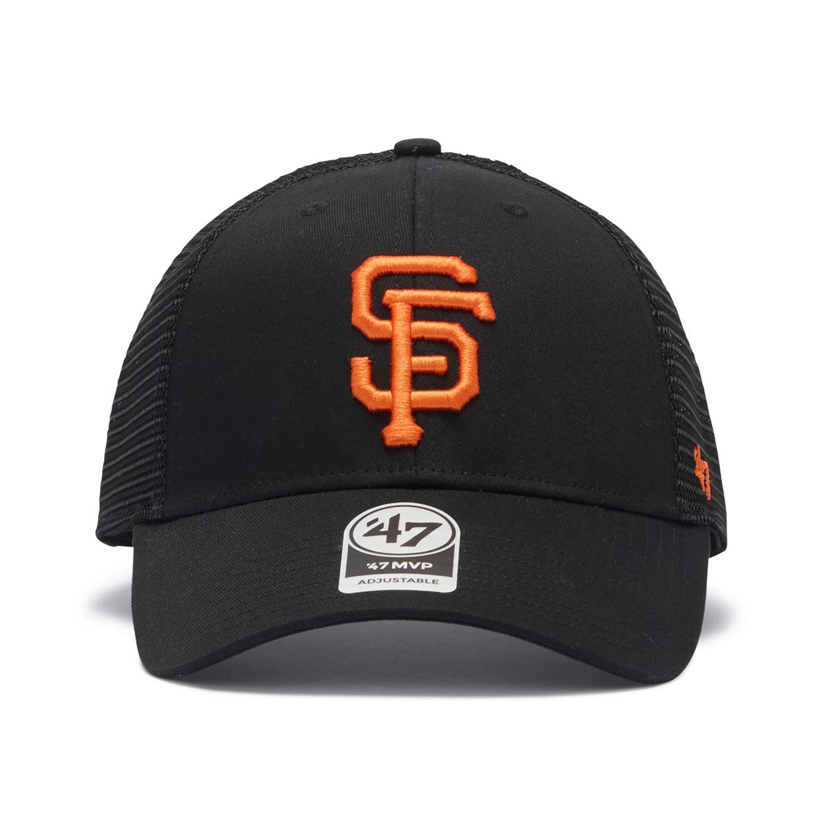 ’47 BRAND ‐ San Francisco Giants MVP BRANSON MESH BLACK 【14920315 47A-MVP-B-BRANS22CTP-BKB】