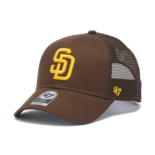 ’47 BRAND ‐ San Diego Padres MVP BRANSON MESH BROWN【14920316 47A-MVP-B-BRANS21CTP-BW】