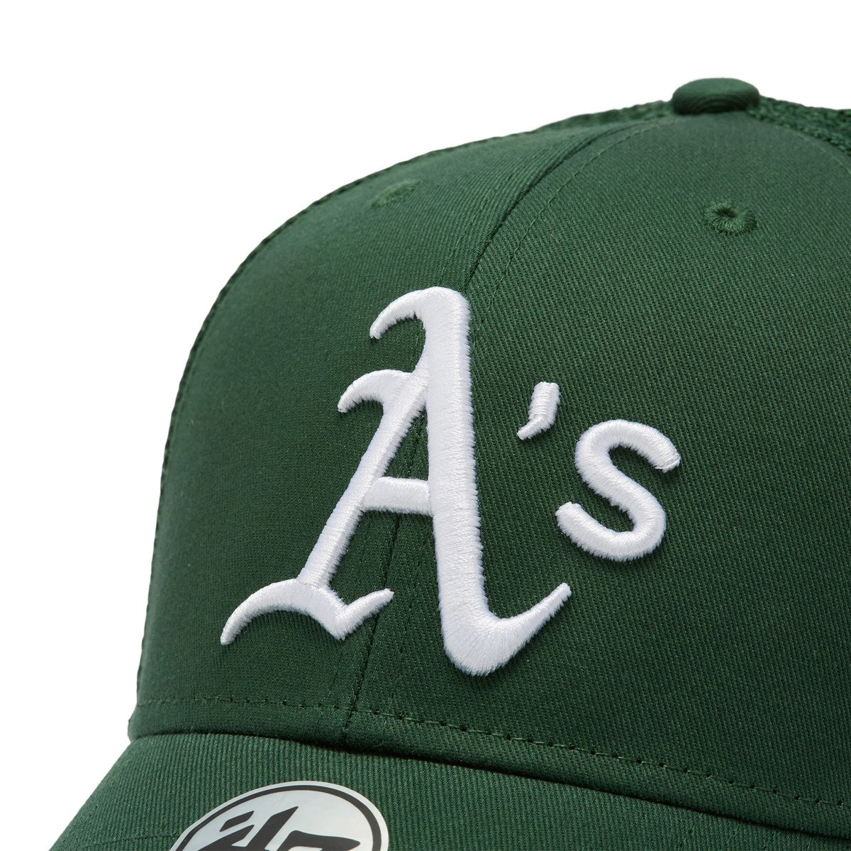 ’47 BRAND ‐ Oakland Athletics MVP BRANSON MESH DARK GREEN【14920317 47A-MVP-B-BRANS18CTP-DGB】