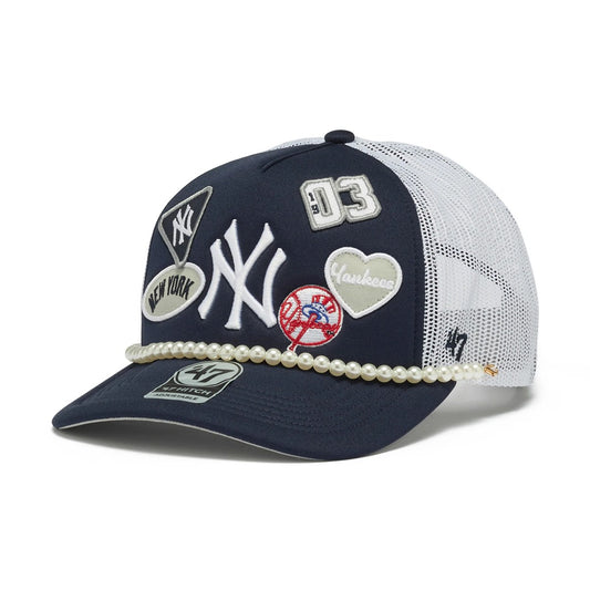 ’47 BRAND New York Yankees ‐ HITCH LC TRENDY TEAM NAVY 【14920328 47A-HITFM-B-RLYON17KPP-NY】