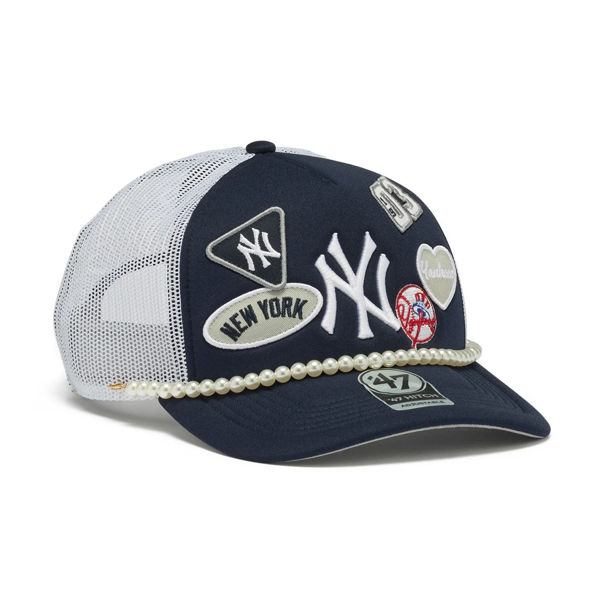 ’47 BRAND New York Yankees ‐ HITCH LC TRENDY TEAM NAVY 【14920328 47A-HITFM-B-RLYON17KPP-NY】