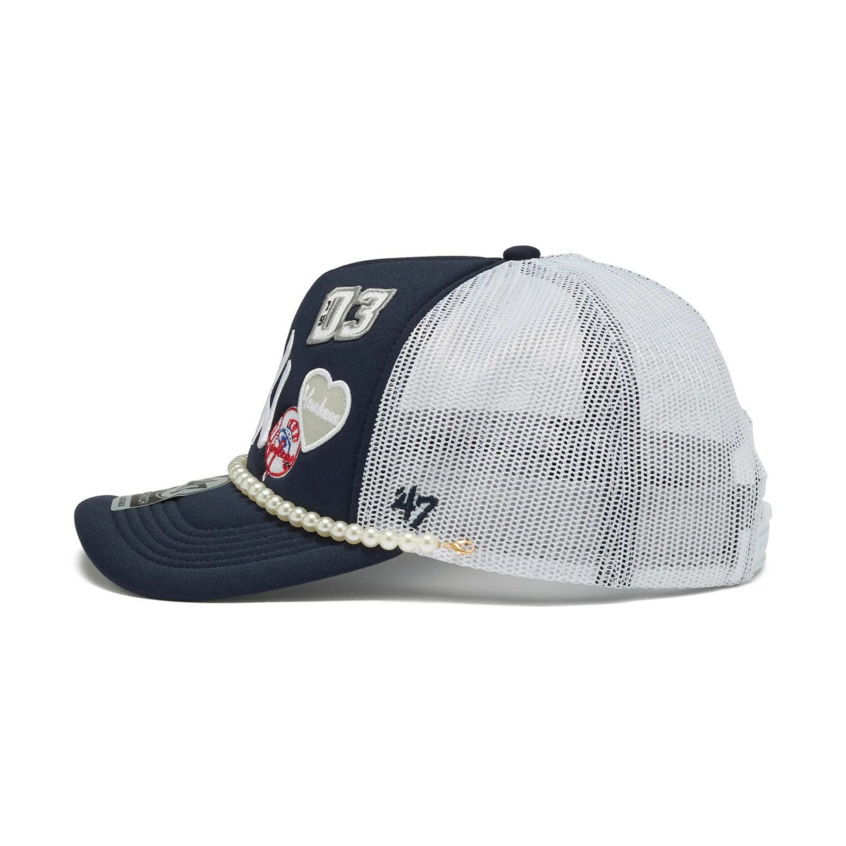 ’47 BRAND New York Yankees ‐ HITCH LC TRENDY TEAM NAVY 【14920328 47A-HITFM-B-RLYON17KPP-NY】