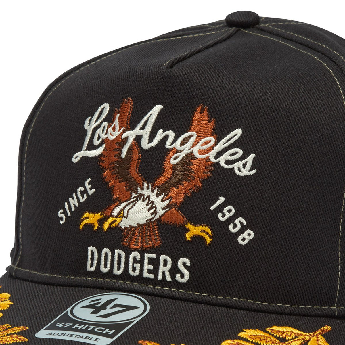 ’47 BRAND Los Angeles Dodgers - HITCH SOUVENIR BLACK【14920337 47A-HIT-B-KPSKH12HTP-BK】