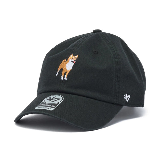 ’47 BRAND - CLEAN UP DOG SHIBA BLACK【14920359 47A-CLPNLDOGSHIB-CTGW-BLK】