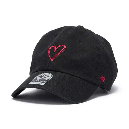 ’47 BRAND - CLEAN UP HEART BLACK【14920377 47A-CLPNLDLHEART-CTGW-BLACK】