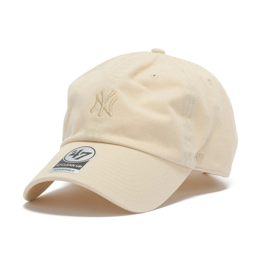’47 BRAND New York Yankees ‐ CLEAN UP BASE RUNNER TONAL NATURAL【14920391 47A-CLPMLBTONLGNEYYAN-CTGW-NAT】