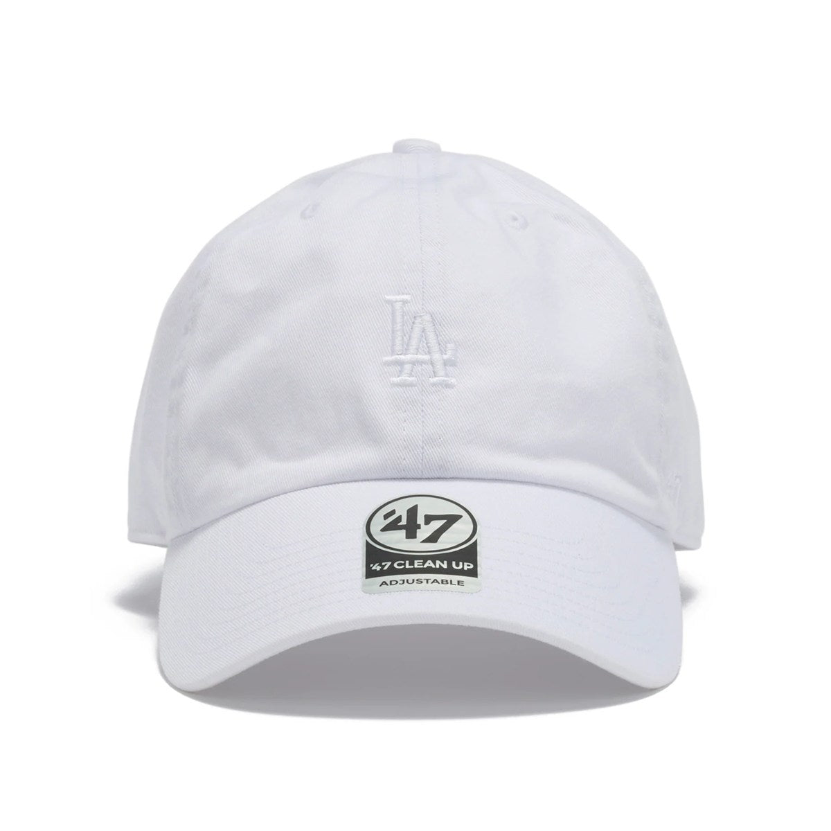’47 BRAND Los Angeles Dodgers ‐ CLEAN UP BASE RUNNER TONAL WHITE【14920394 47A-CLPMLBTONLGLOSDOD-CTGW-WHI】