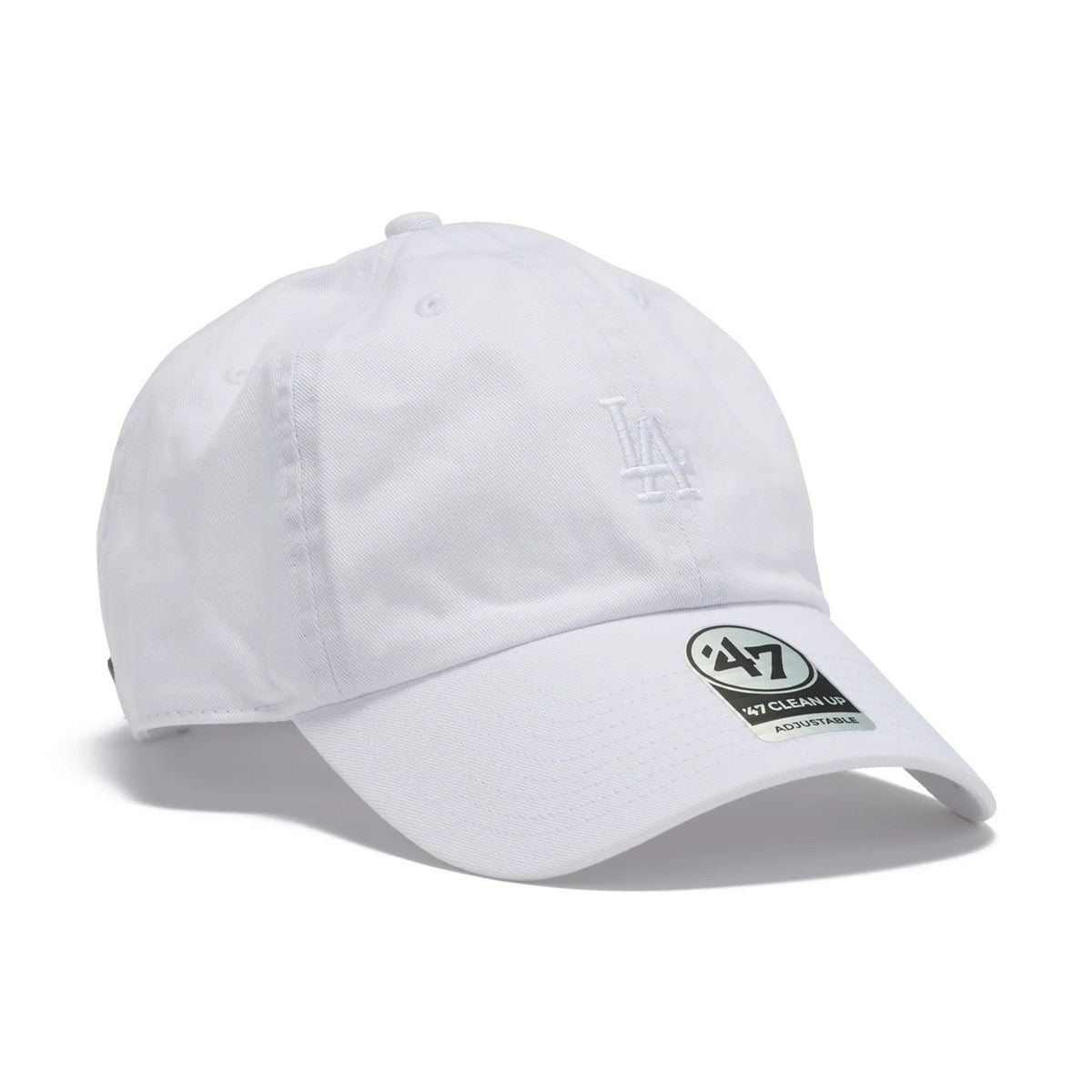 ’47 BRAND Los Angeles Dodgers ‐ CLEAN UP BASE RUNNER TONAL WHITE【14920394 47A-CLPMLBTONLGLOSDOD-CTGW-WHI】