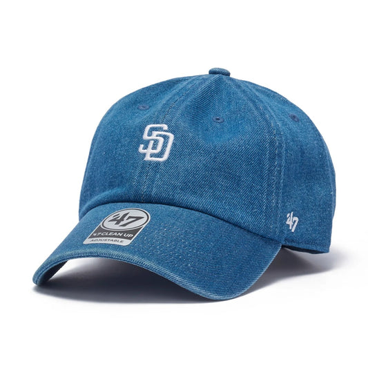 ’47 BRAND San Diego Padres - CLEAN UP DENIM NAVY【14920398 47A-CLPMLBMLSADPAD-DEN-NVY】