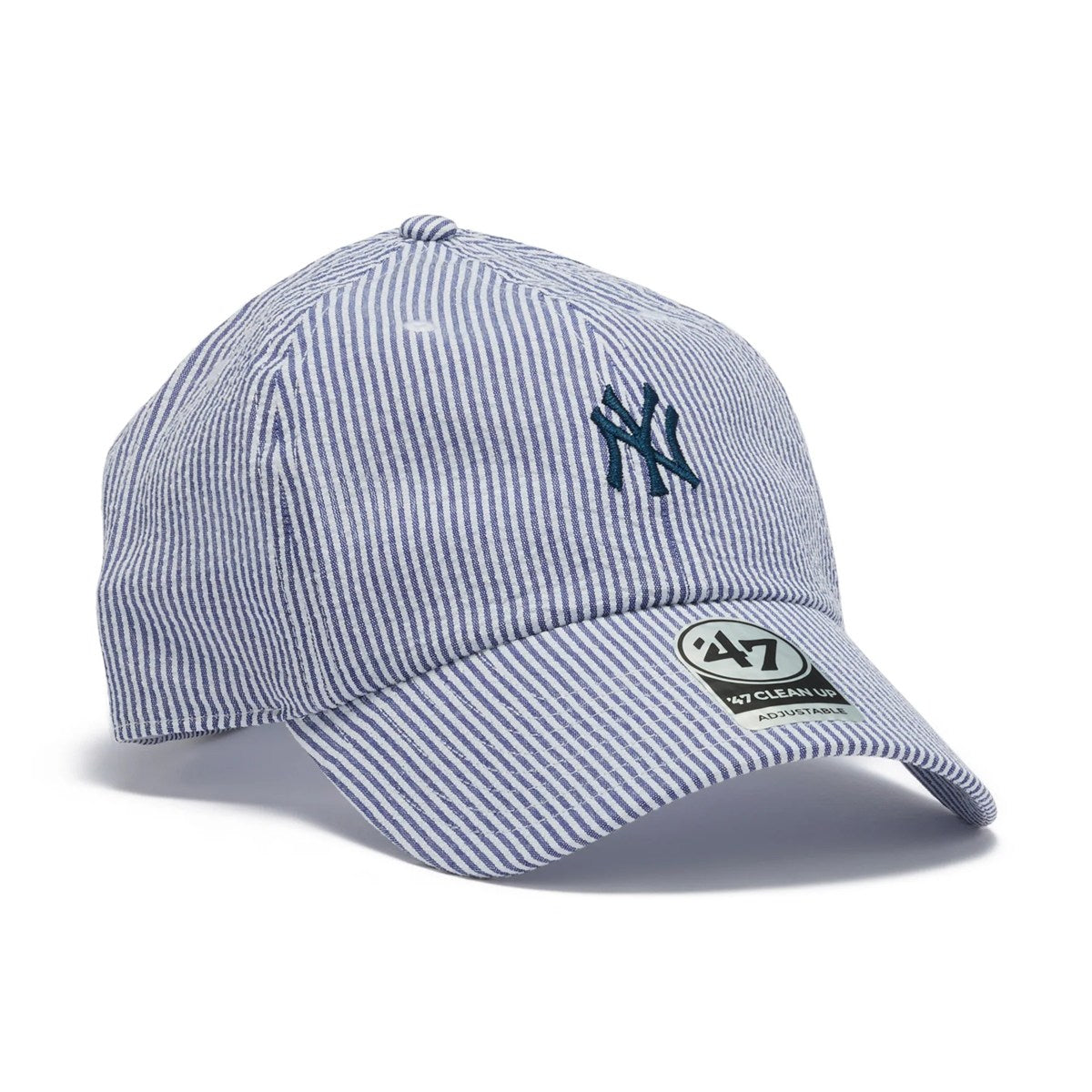 ’47 BRAND New York Yankees - CLEAN UP SEERSUCKER NAVY 【14920400 47A-CLPMLBMLNEYYAN-SRSC-NVY】