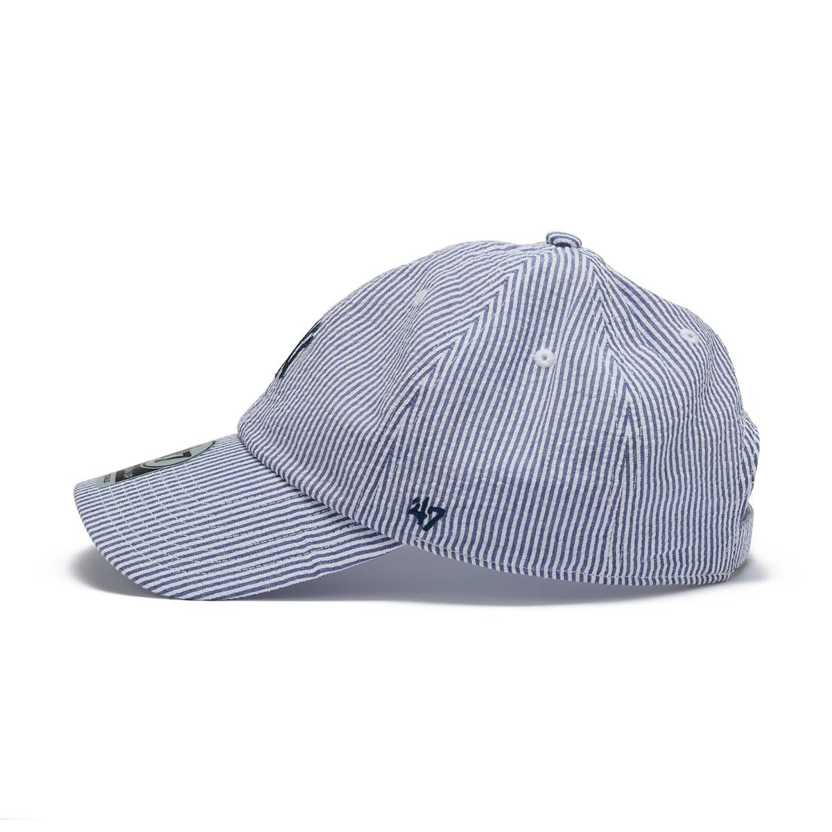 ’47 BRAND New York Yankees - CLEAN UP SEERSUCKER NAVY 【14920400 47A-CLPMLBMLNEYYAN-SRSC-NVY】