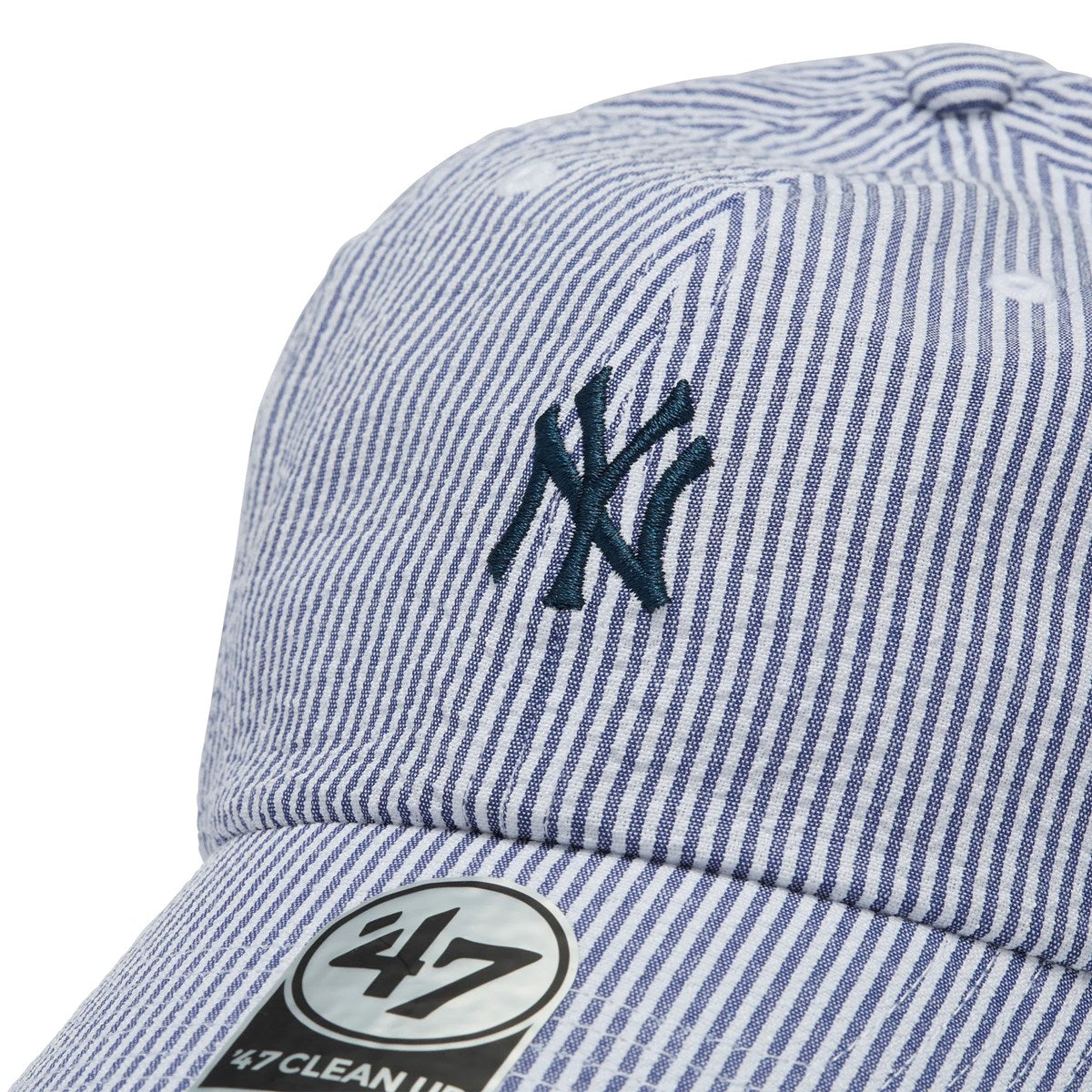 ’47 BRAND New York Yankees - CLEAN UP SEERSUCKER NAVY 【14920400 47A-CLPMLBMLNEYYAN-SRSC-NVY】