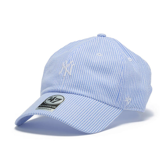 ’47 BRAND New York Yankees - CLEAN UP SEERSUCKER BLUE【14920401 47A-CLPMLBMLNEYYAN-SRSC-BLU】