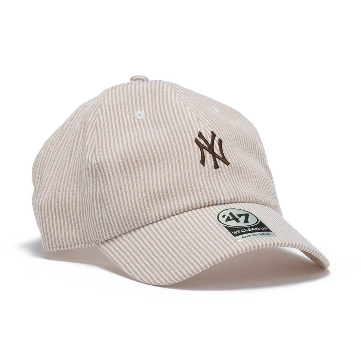 ’47 BRAND New York Yankees - CLEAN UP SEERSUCKER BEIGE【14920402 47A-CLPMLBMLNEYYAN-SRSC-BGE】