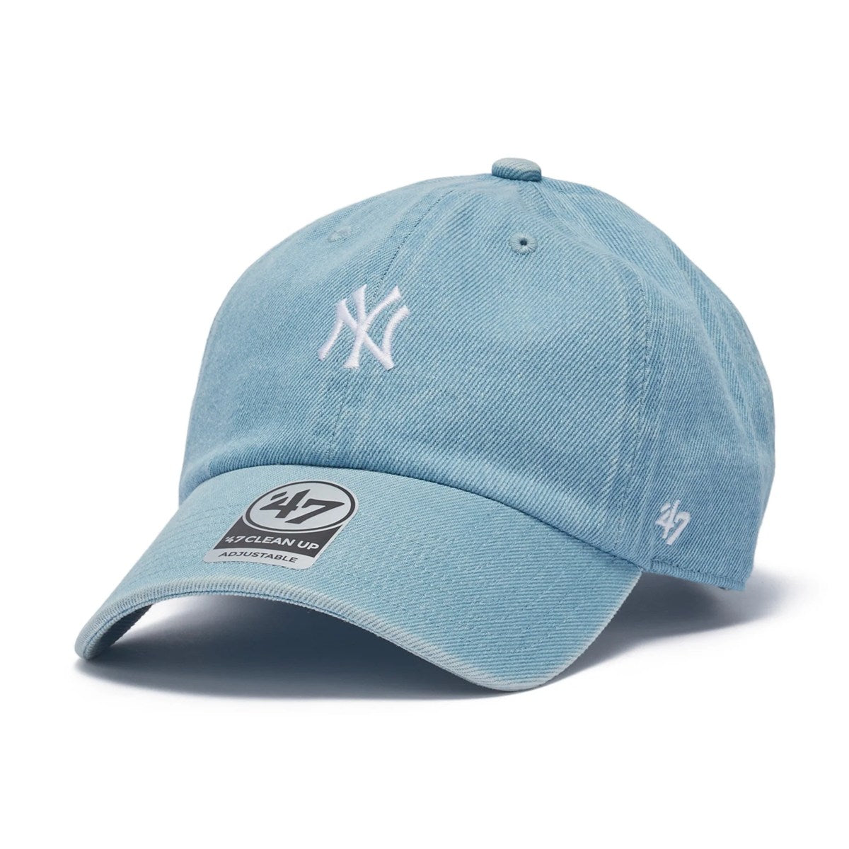 ’47 BRAND New York Yankees - CLEAN UP DENIM LIGHT BLUE【14920404 47A-CLPMLBMLNEYYAN-DEN-LTBLU】