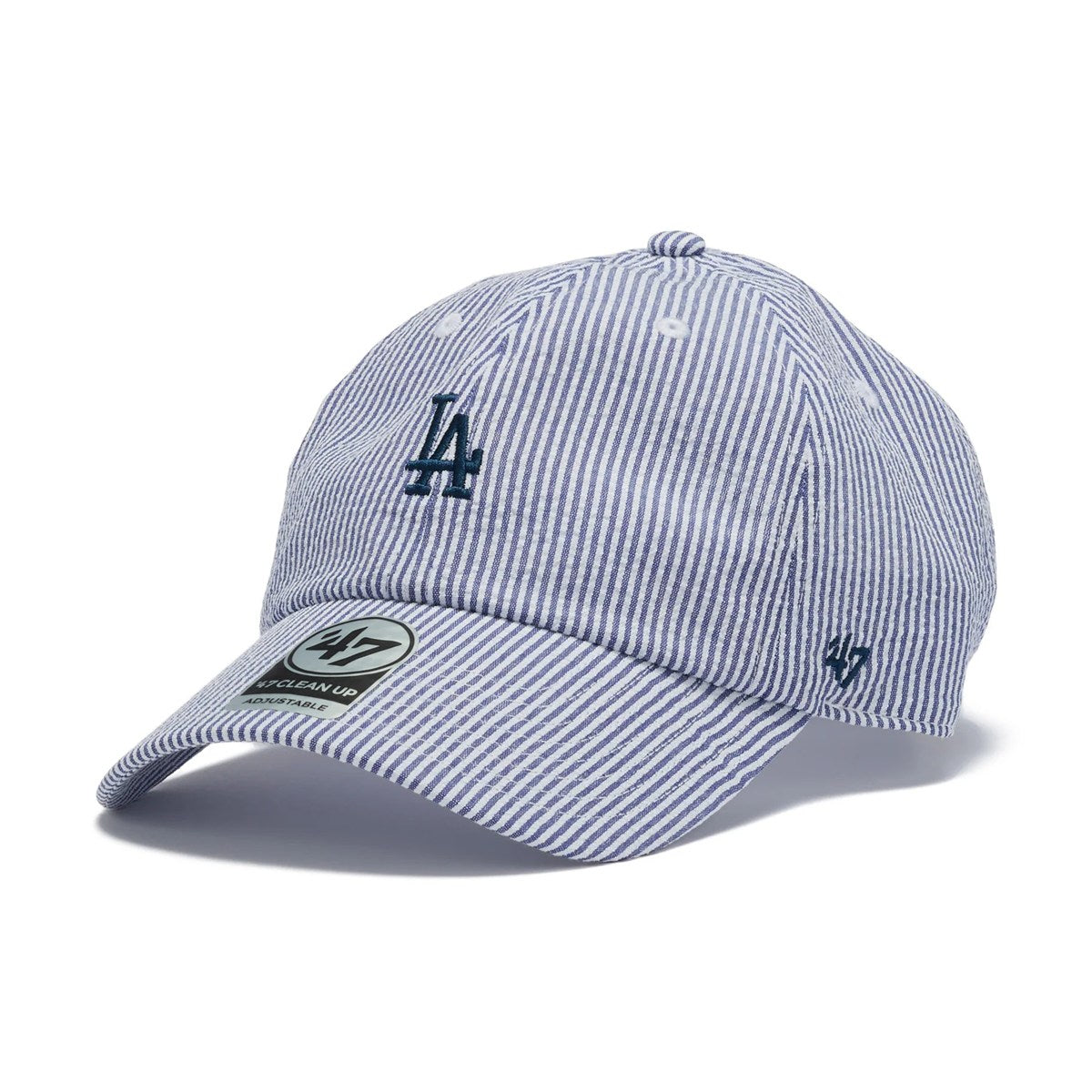 ’47 BRAND Los Angeles Dodgers - CLEAN UP SEERSUCKER NAVY【14920405 47A-CLPMLBMLLOSDOD-SRSC-NVY】