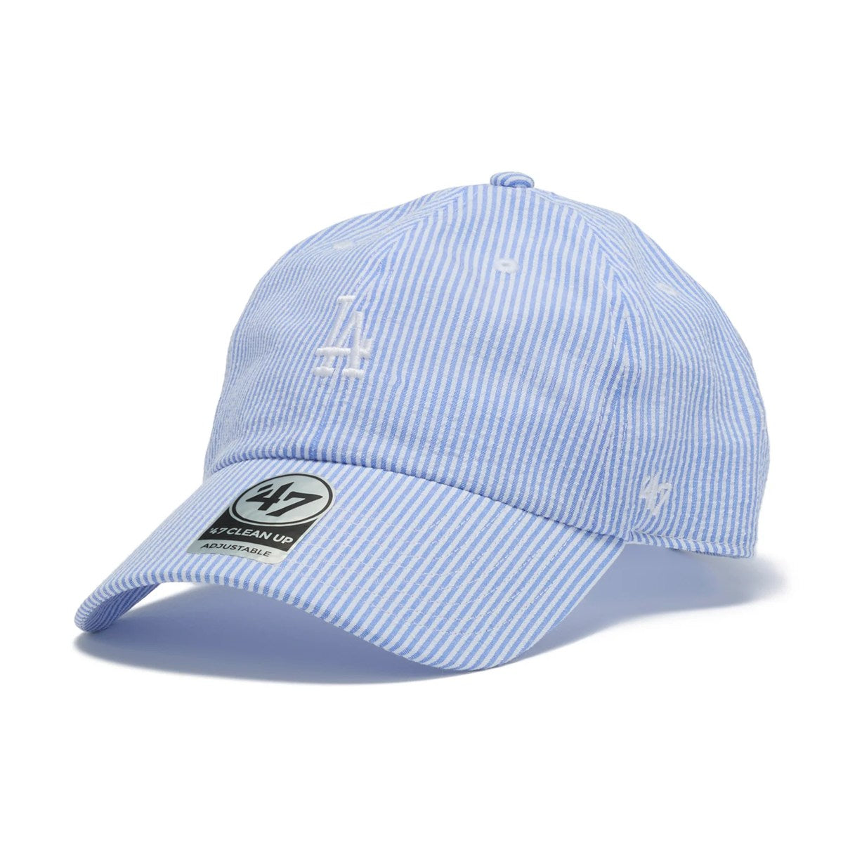 ’47 BRAND Los Angeles Dodgers - CLEAN UP SEERSUCKER BLUE【14920406 47A-CLPMLBMLLOSDOD-SRSC-BLU】