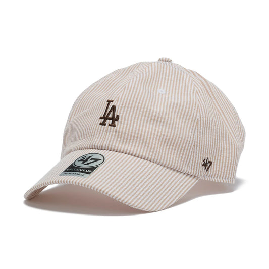 ’47 BRAND Los Angeles Dodgers - CLEAN UP SEERSUCKER BEIGE【14920407 47A-CLPMLBMLLOSDOD-SRSC-BGE】
