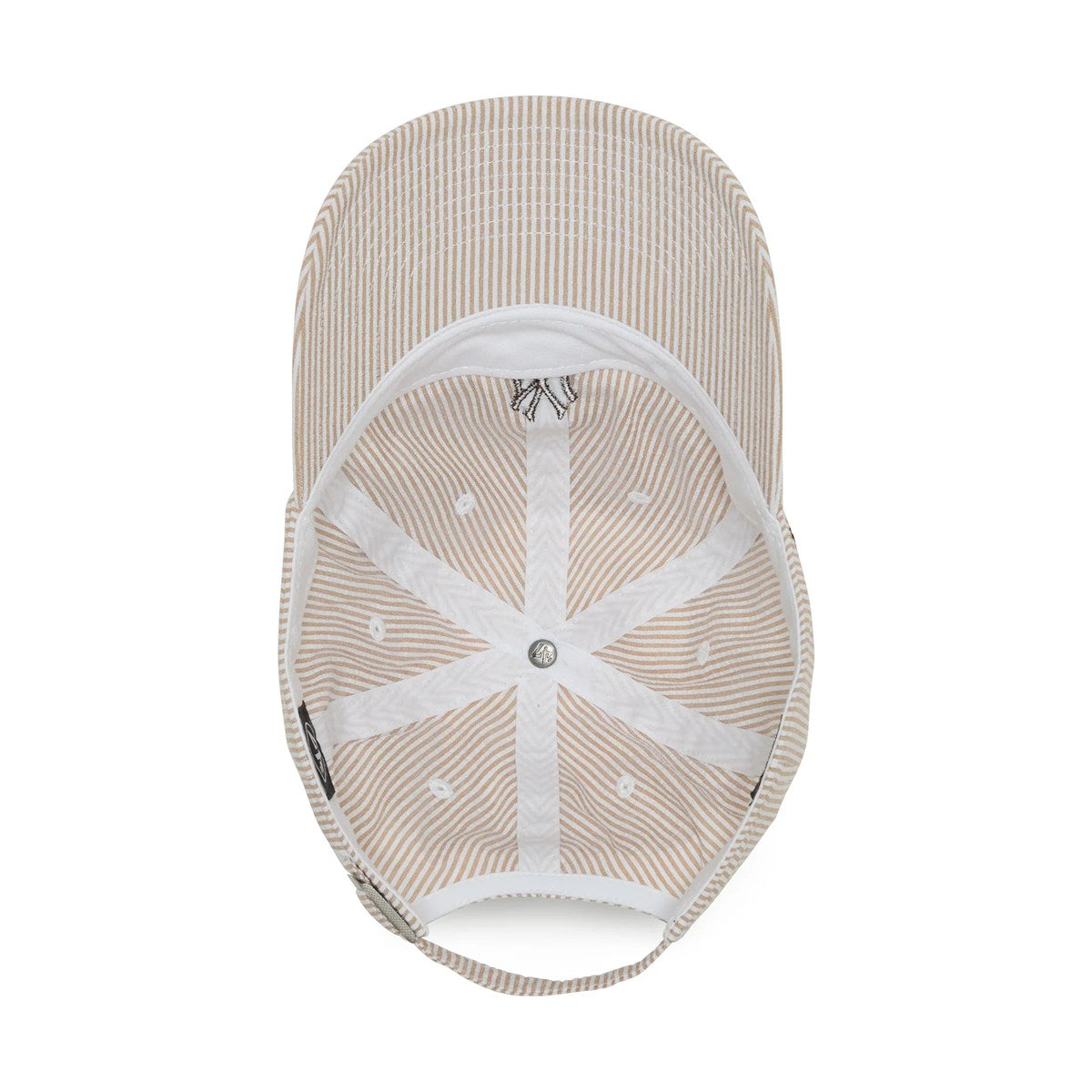 ’47 BRAND Los Angeles Dodgers - CLEAN UP SEERSUCKER BEIGE【14920407 47A-CLPMLBMLLOSDOD-SRSC-BGE】