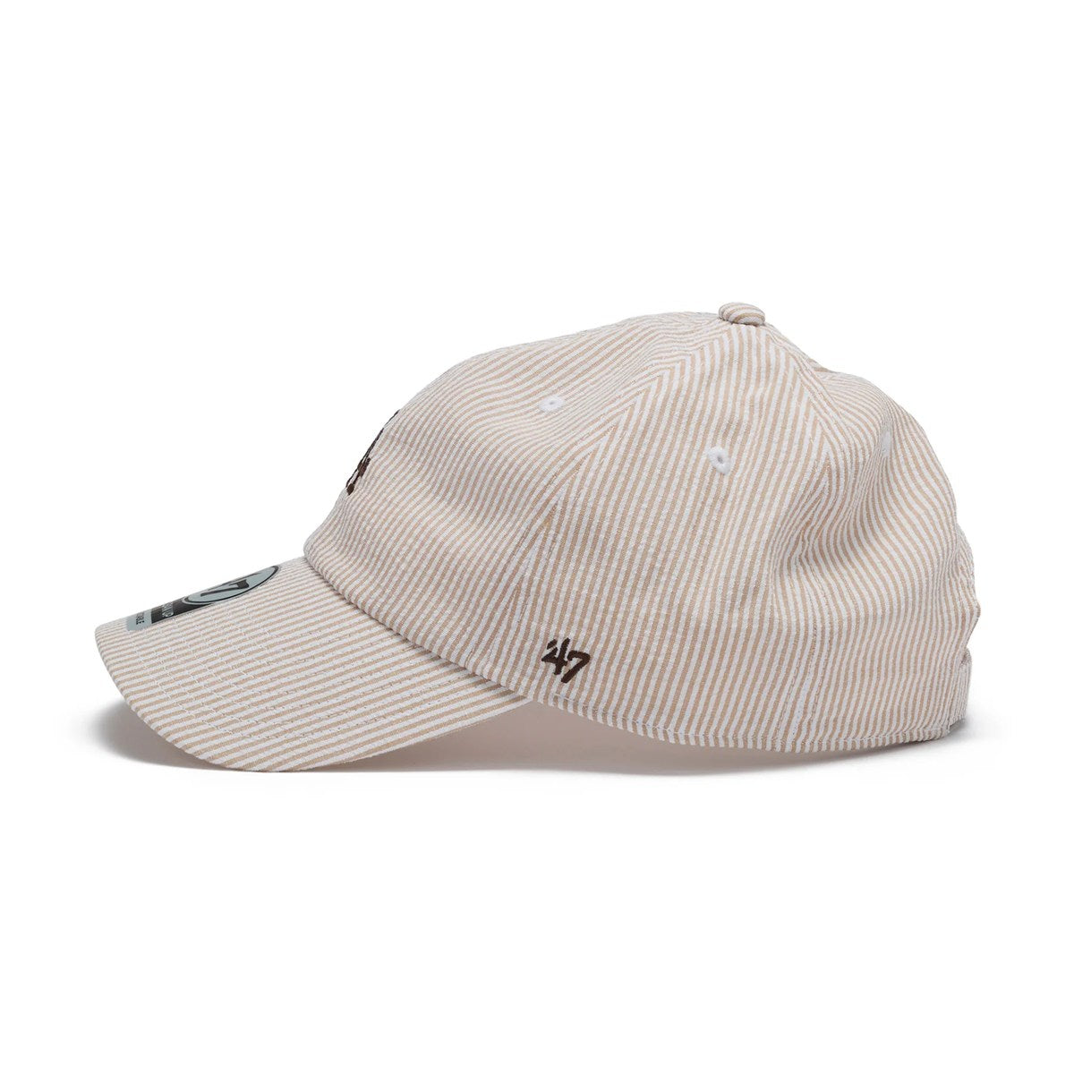 ’47 BRAND Los Angeles Dodgers - CLEAN UP SEERSUCKER BEIGE【14920407 47A-CLPMLBMLLOSDOD-SRSC-BGE】