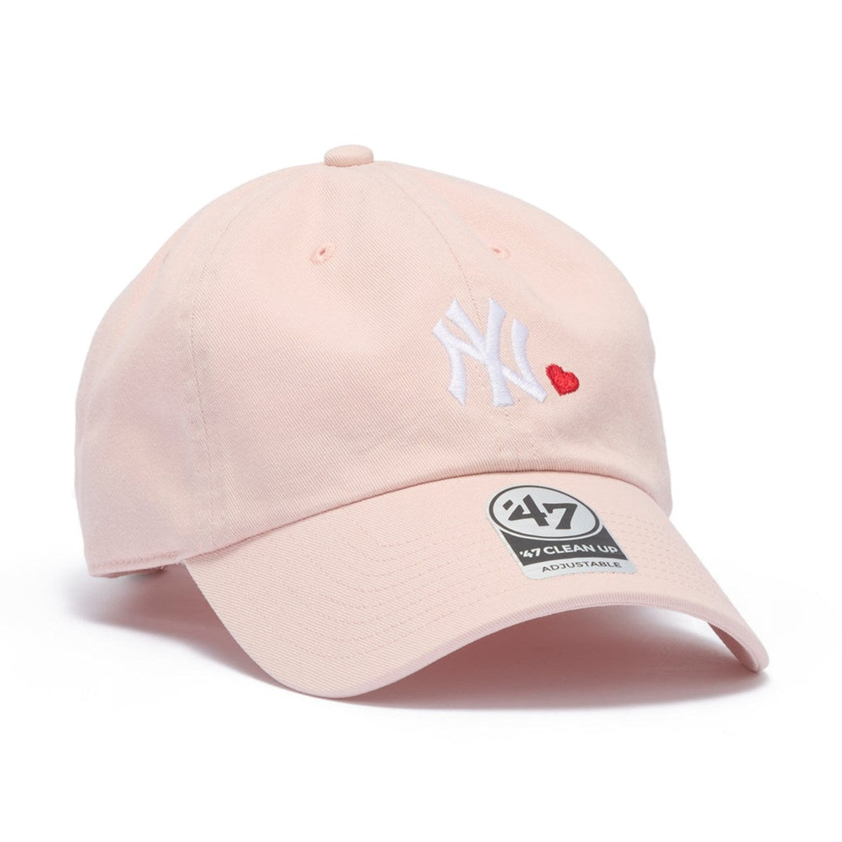 ’47 BRAND New York Yankees - CLEAN UP WITH HEART PINK【14920412 47A-CLPMLBMHEARTNEYYAN-CTGW-PNK】