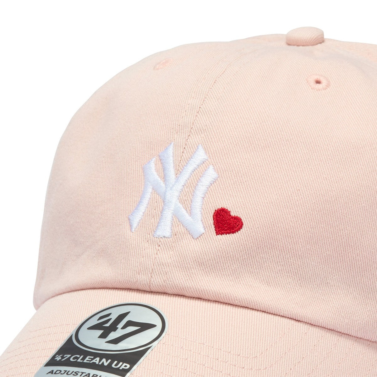 ’47 BRAND New York Yankees - CLEAN UP WITH HEART PINK【14920412 47A-CLPMLBMHEARTNEYYAN-CTGW-PNK】