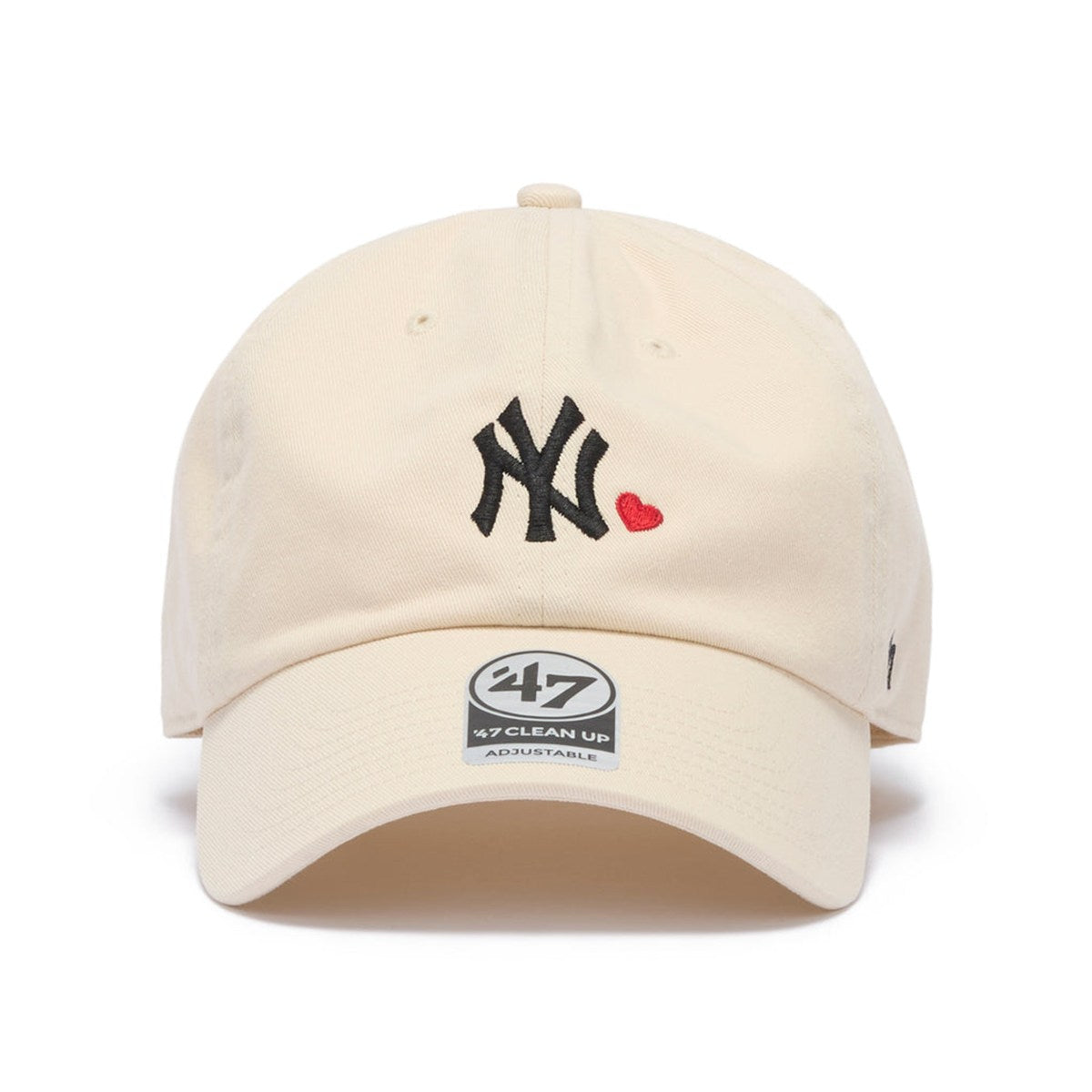 ’47 BRAND New York Yankees - CLEAN UP WITH HEART NATURAL 【47A-CLPMLBMHEARTNEYYAN-CTGW-NAT】